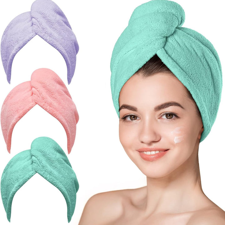 Toalla tipo turbante microfibra suave