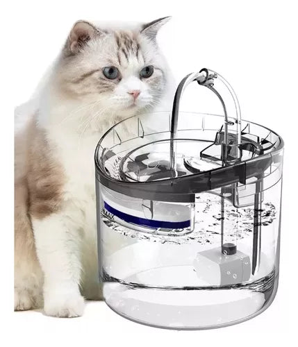 FUENTE DE AGUA PARA MASCOTAS TRANSPARENT