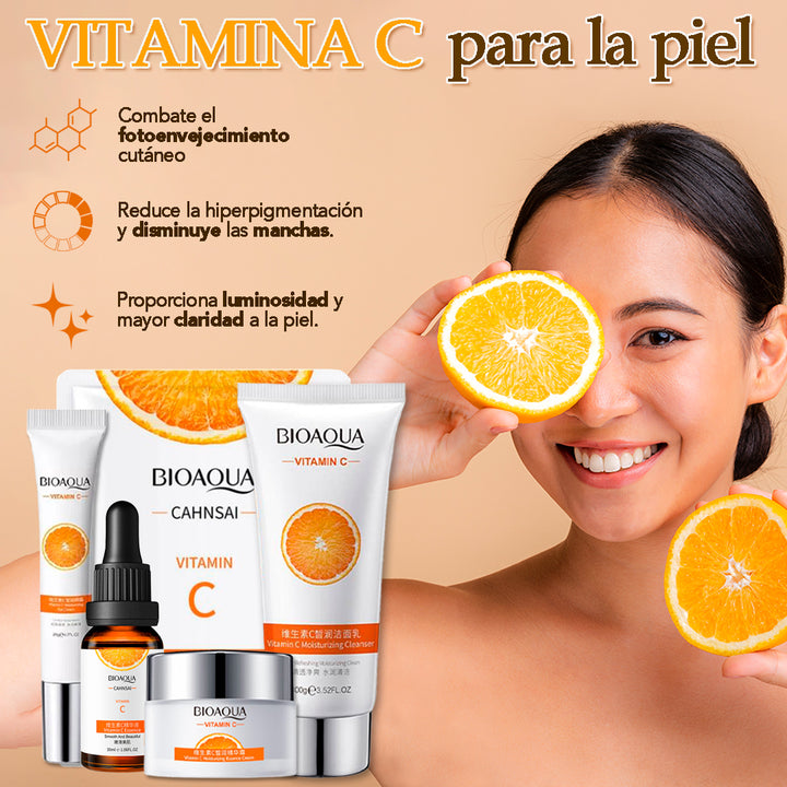 COMBO DE VITAMINAC4+ SERUM30ML+ PARCHEOJ