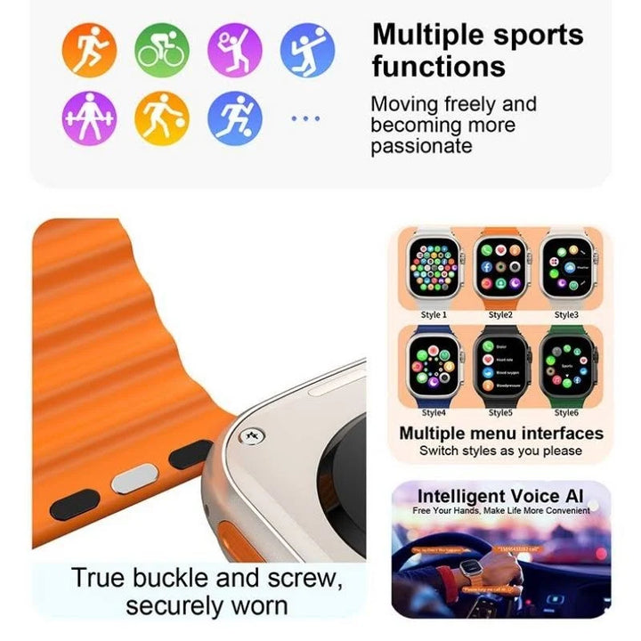 Combo De Reloj Smartwatch I20 Ultra Max