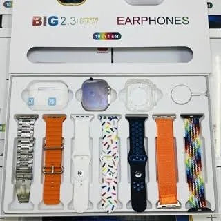 Combo De Reloj Smartwatch I20 Ultra Max